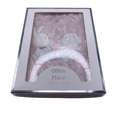 Ollies Place Baby Pink Blanket 100x75cm BABY   11697110