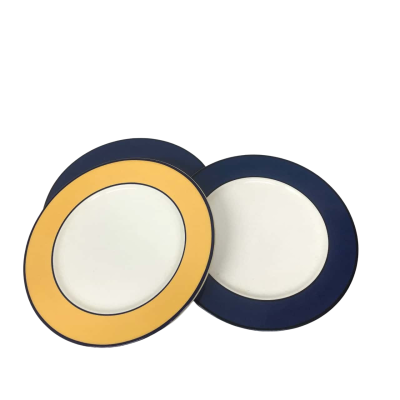 Pagnossi Large Ironstone Dinner Plates x 3 - Made in Italy