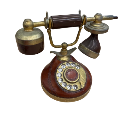 Vintage 1980’s Telecom Australia Minette Leather Telephone 