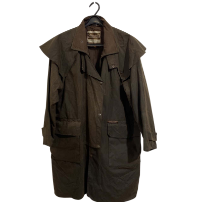Driza-Bone Mens  Size L Aussie made brown raincoat 