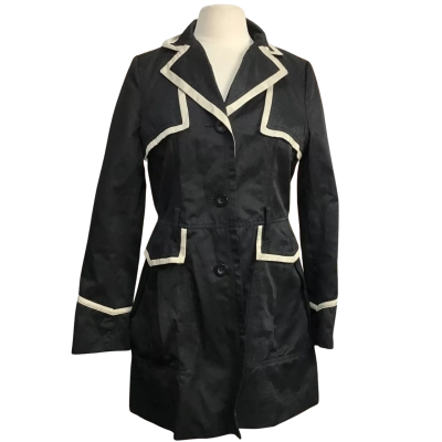 Lipsy London Womens  Size 14(UK) Cotton Blend Contrast Coat