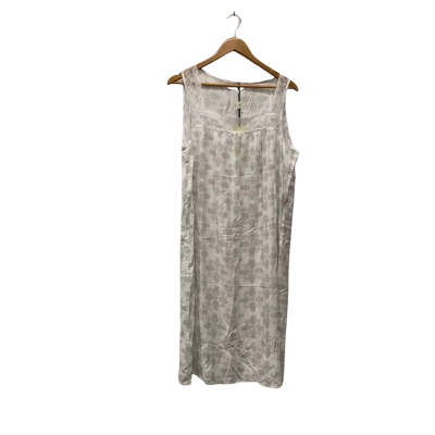 Jane Lamerton Womens  Size M Sleeveless Pyjama Dress  Pattern / White 