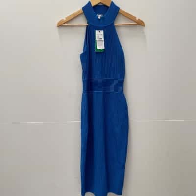 Guess Womens Size S Cocktail / Sleeveless Dress Blue 