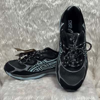 Asics Mens  Size 11 Sneakers Black  / Blue / Grey 
