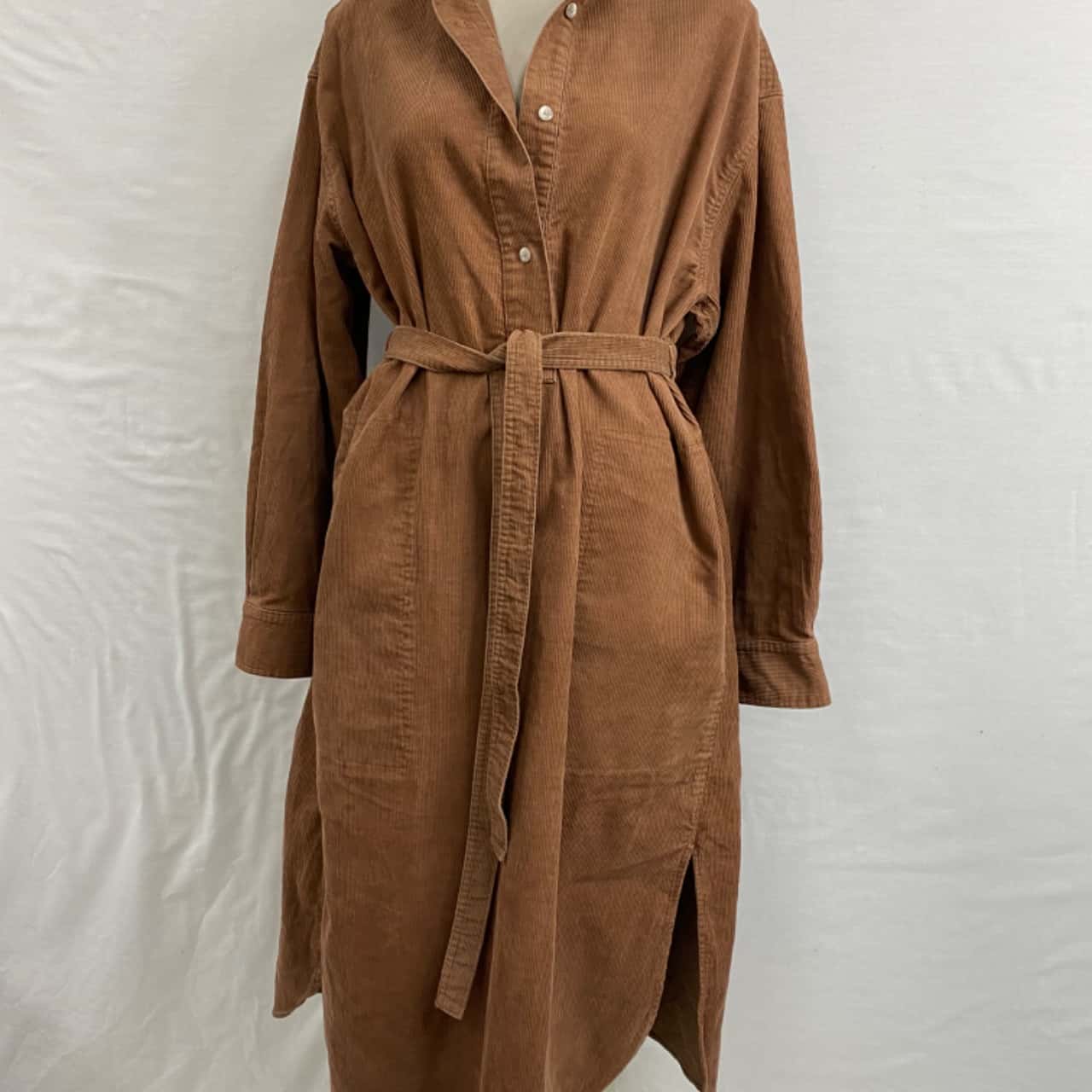 Uniqlo Womens Size M Free Size Dress / Long Sleeve / Midi Dress Brown (s) -  Used Good | Salvos Stores