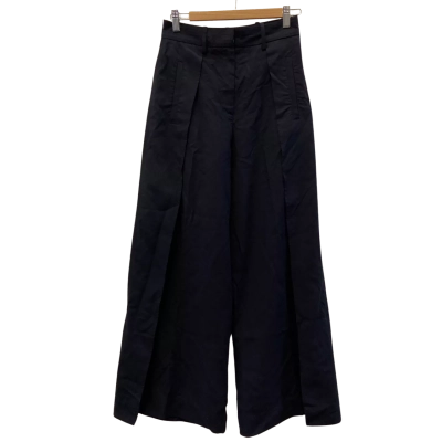 *NEW* Veronika Maine Women's Size 6 Wide Leg Split Pants - Black  (RRP $239)