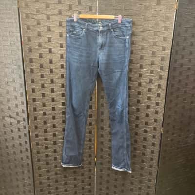 BOSS Mens  Size 34 Slim Fit Jeans Blue 