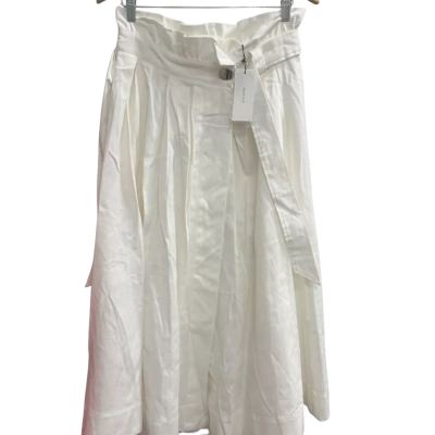 Sheike Womens  Size 12 Denim Skirt / Midi Skirt White 