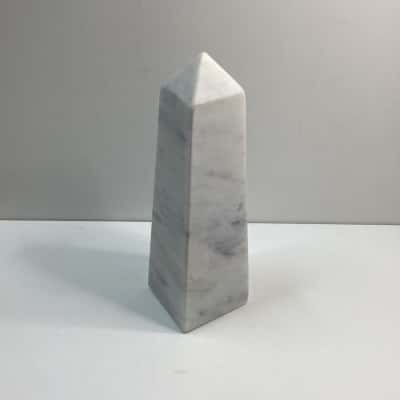 White Marble Pyramid statue