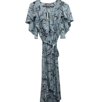 Katies Womens Size 10 Casual Dress / Wrap Dress Blue / Pattern 