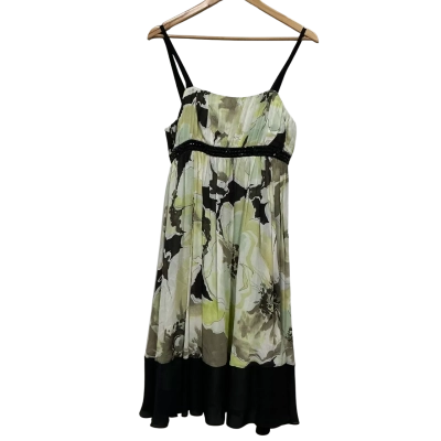 Diana Ferrari Womens   Cocktail Dress Black  / Green / Multicoloured Size 12