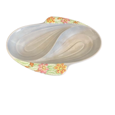 Vintage Bouquet Dish