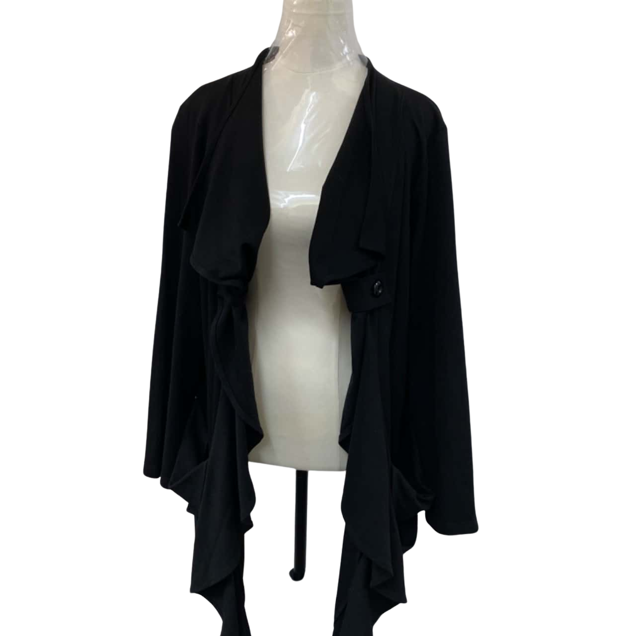 David & Jessie Women Size XL Open Jacket Black (s)