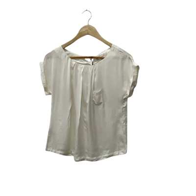 Country Road Womens  Size 8 / S Silk Blouse Cream 