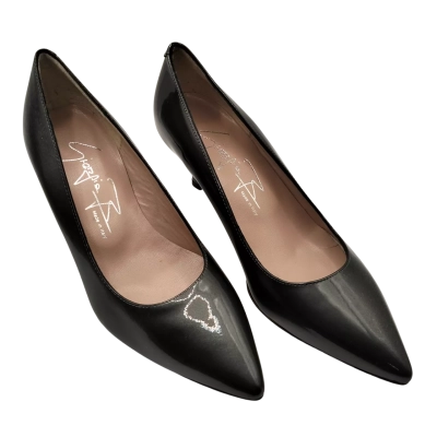 Giorgia B. - Made in Italy Shoes. Model Vernice Lack Grigio 829. Women's Size 5.5 Heels Beige / Grey. RRP. $329.00