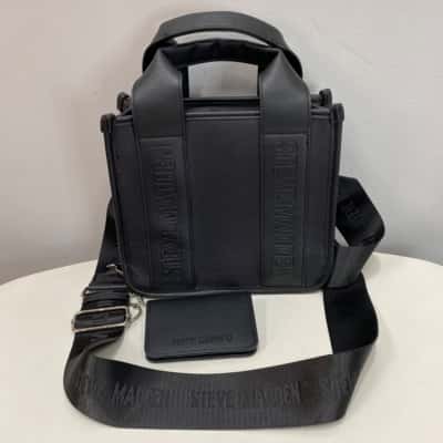 Steve Madden Womens Handbag / Shoulder Bag Black  