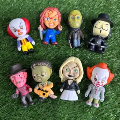 Mini Horror Movie Characters x 8 
