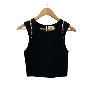 AJE Womens  Size M Black  