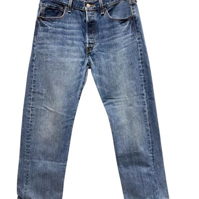 Levis 501 Mens  Size W33 L34 Straight Leg Jeans Blue 