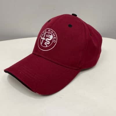 BNWOT Alpha Romeo Mens One Size Cap Maroon / White 
