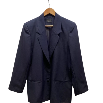  Essential Casual Womens Size 12 Navy Blazer