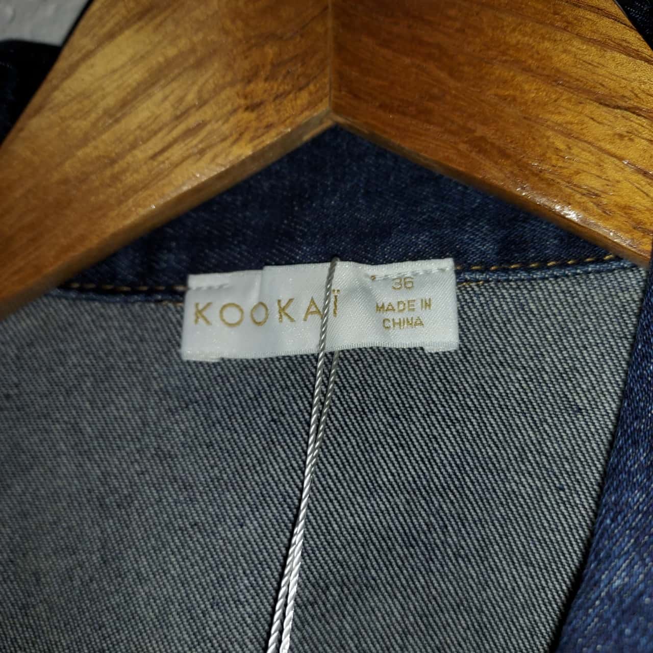 Kookai size 36 Made in Fiji Denim Playsuit Pantsuit Designer Dresses