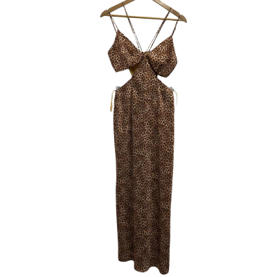 RUNAWAY Womens  Size 8 Leopard print Maxi Dress