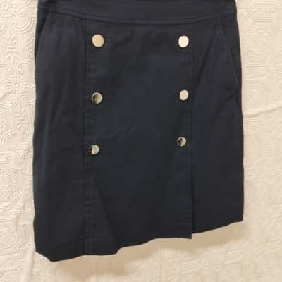 Hugo Boss Womens  Size 6 Navy Blue skirt VGUC