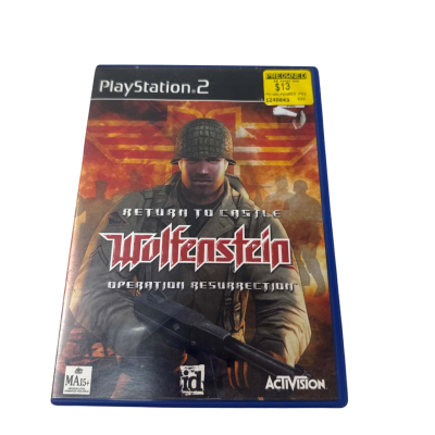 PlayStation 2 Return to castle Wolfenstien