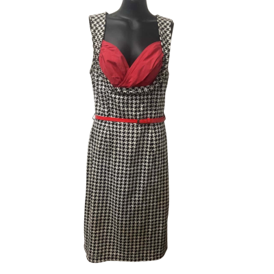 Womens Lindy Bop  Size UK 14 Black  / Red / White Vintage Dress