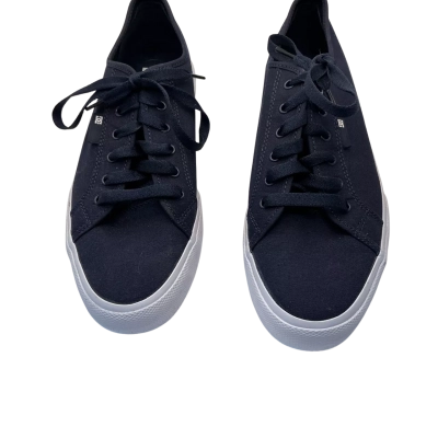 DC Mens  Size 11 Sneakers Navy Blue / White 