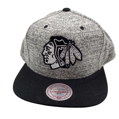 Mitchell & Ness Unisex Cap, One Size Black / Grey 