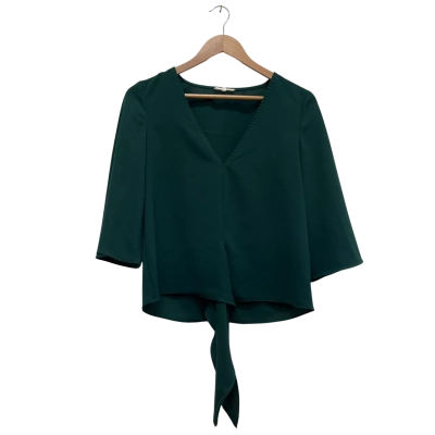 Tussah Womens Dark Green Blouse Size 6 