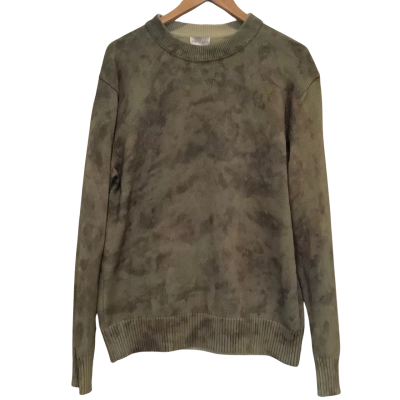 BNWT*Saba  Olive Green Printed Crew.  Size M 