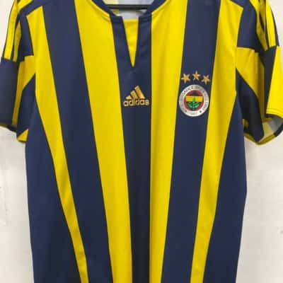Fenerbahce Adidas Mens  Size L Jersey Blue / Yellow 