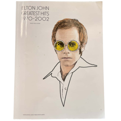 Elton John Greatest Hits 1979-2002 Piano Vocal Guitar Sheet Music Songbook