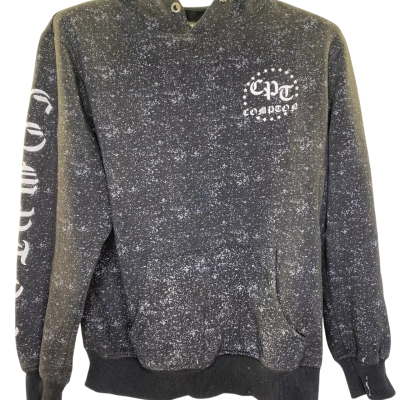 Villains of Virtue Mens  Size M Hoodie Black  / Grey 