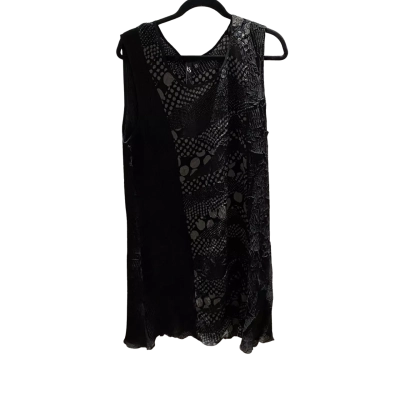 Taking Shape Womens  Size 22 Black / Grey Sheer "Fairylights Dress RRP $139.95