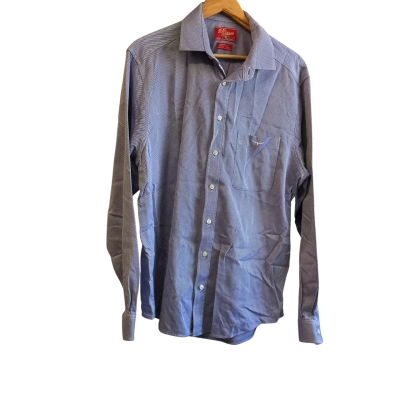 “R.M. Williams” Mens  -Size XXL -Long Sleeve Shirt - blue/white Striped 