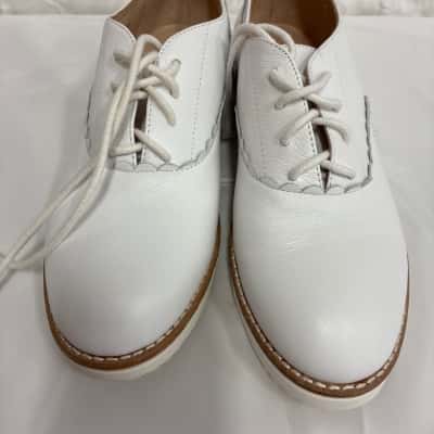 Midas Womens  Size 38 Flats White 