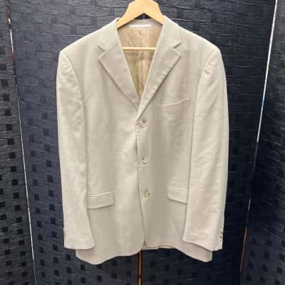 Emenegildo Zegna Mens  Size M Blazer Beige 