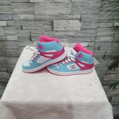 DC Shoes Kids Sneakers blue pink white 