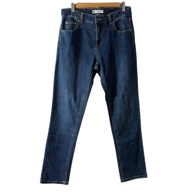 Trenery Womens  Size 6 Straight Leg Jeans Navy Blue 