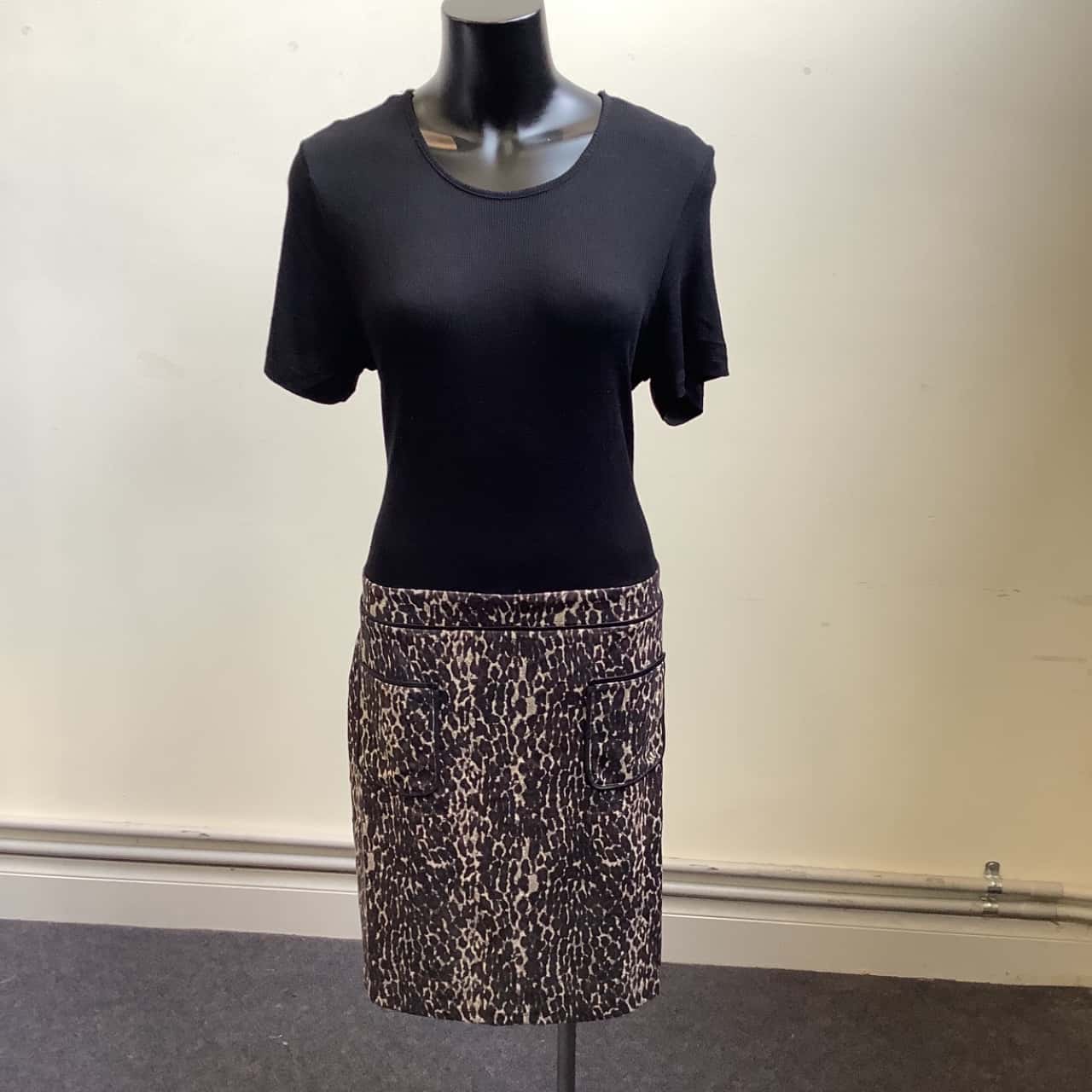 select leopard print dress
