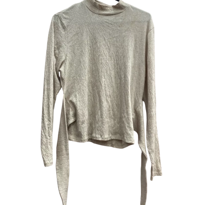 Seed Heritage Womens Size 14 Desert Marle Long Sleeve Top