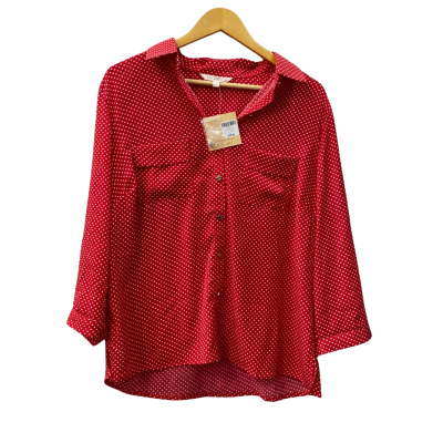 Noni B Womens  Size 16 3/4 Sleeve Shirt Pink  / Red 