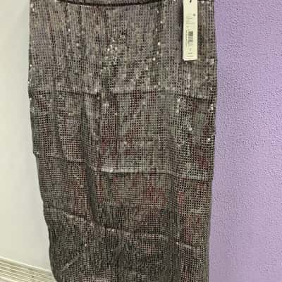 Alice & Olivia Womens  Size 6 Silver 