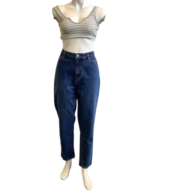 BNWT Riders by Lee Women's Size 12 Hi-Mom Jeans Blue 