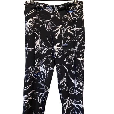 Liz Jordan Womens  Size 14 Casual Pants Black  / White 