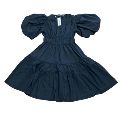 BNWT Vine Apparel Madeline Short Sleeve Dress in Black Size 8